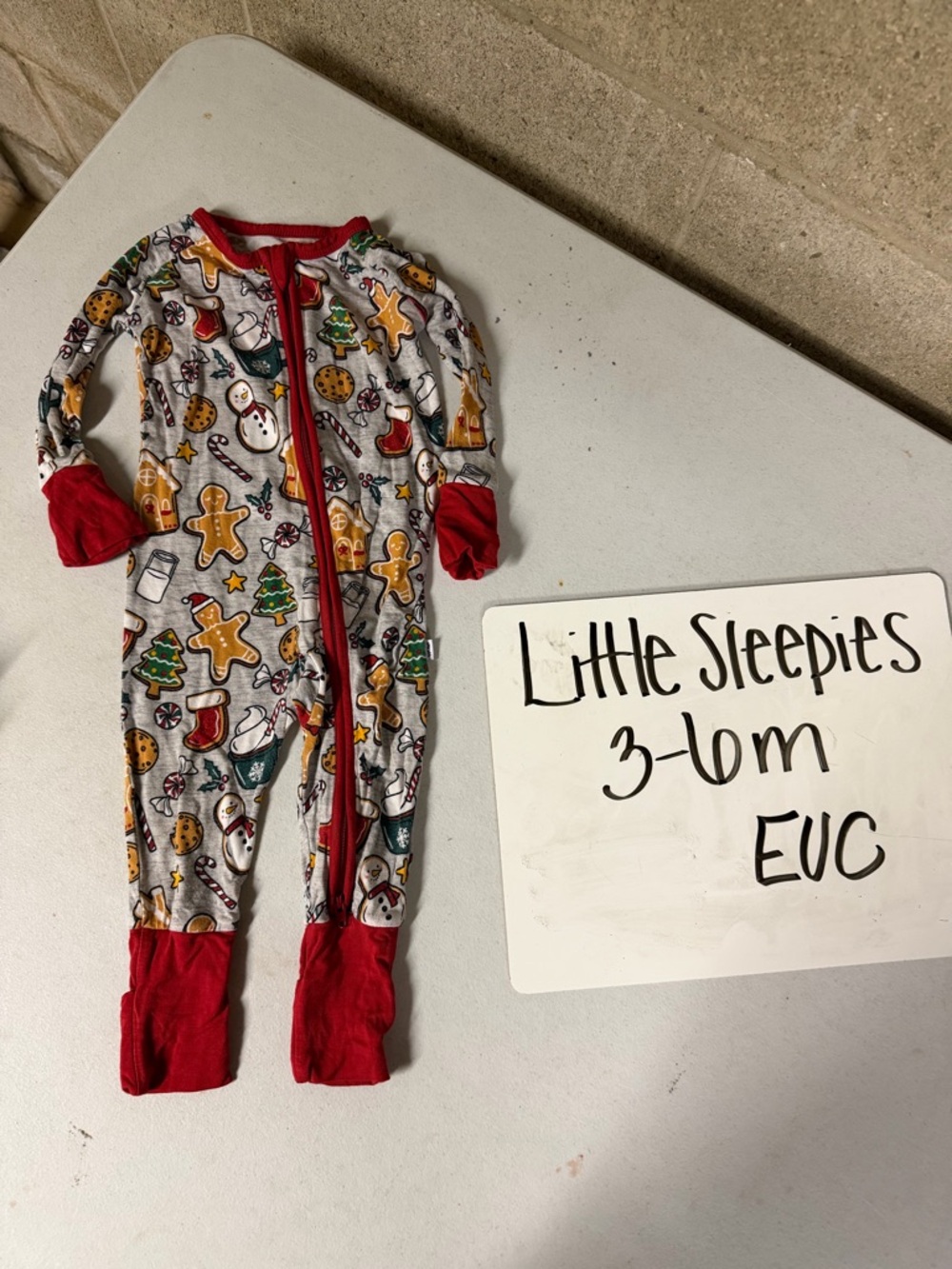 Little Sleepies Holiday Treats 3-6M EUC
